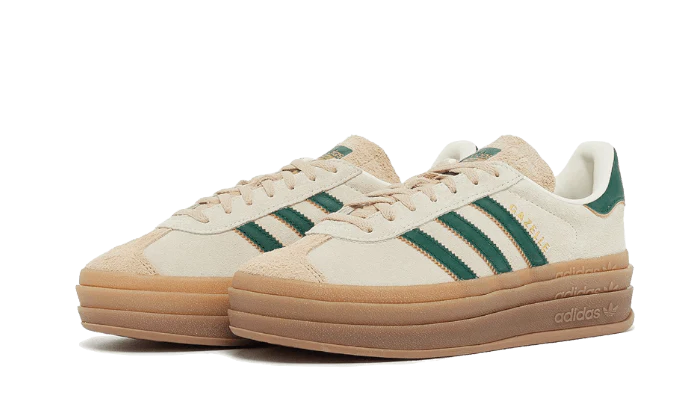 Ad*s gazelle bold magic collegiate green beige (w)