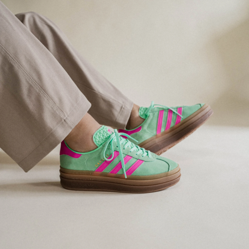 Ad*s gazelle bold pulse mint pink (w)