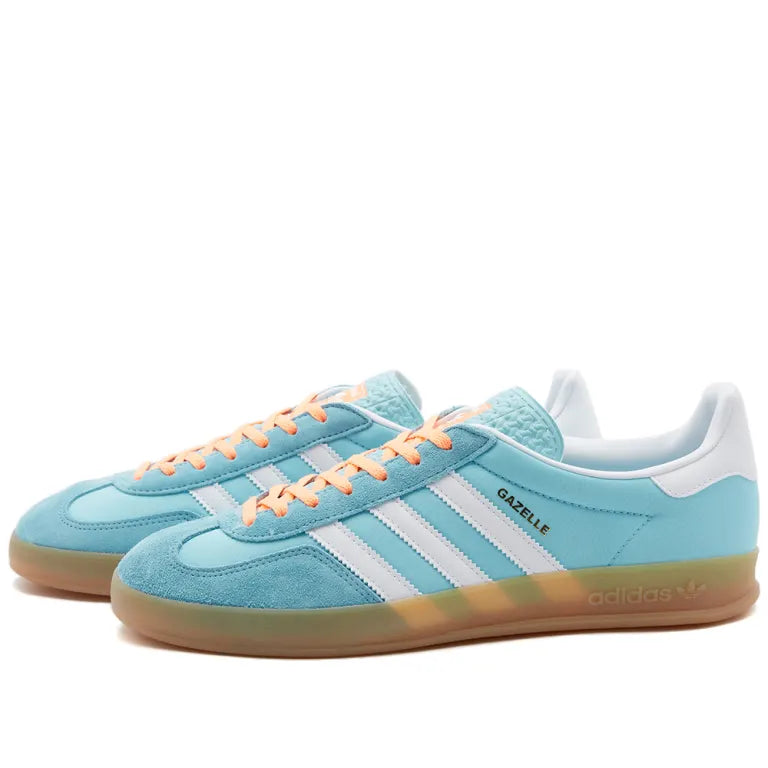 Ad*s gazelle indoor preloved blue white gum