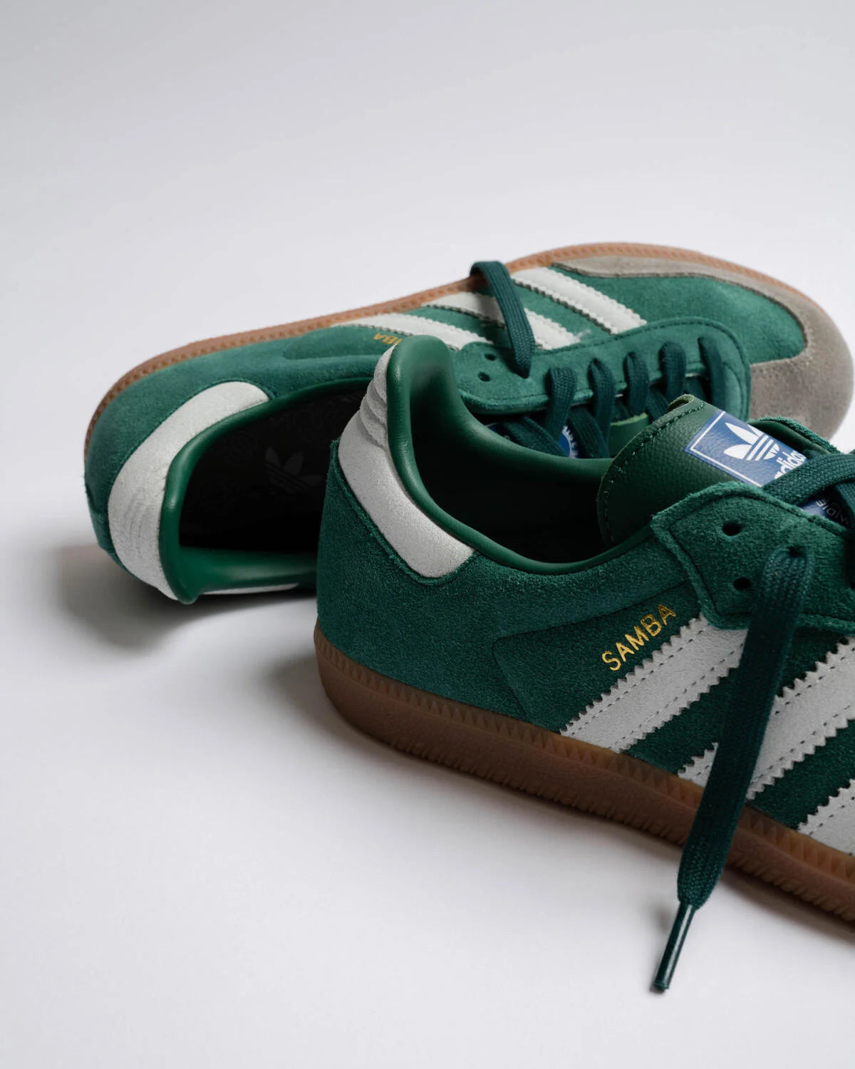 Adidas Samba OG Collegiate Green Gum Grey Toe