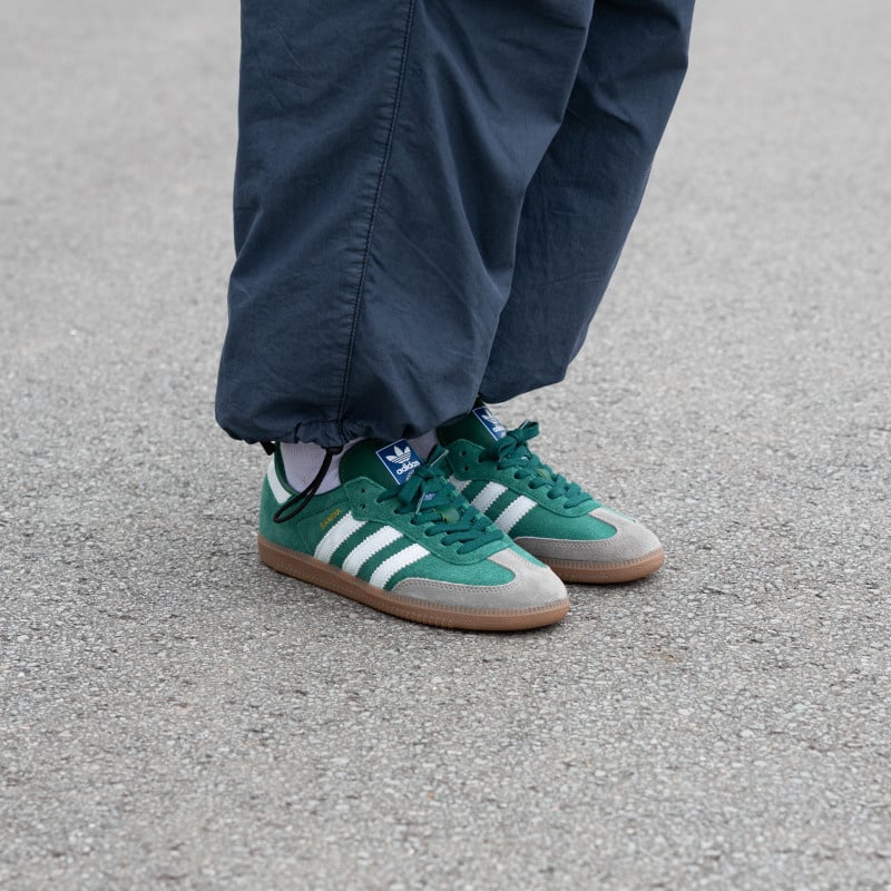 Adidas samba collegiate green best sale