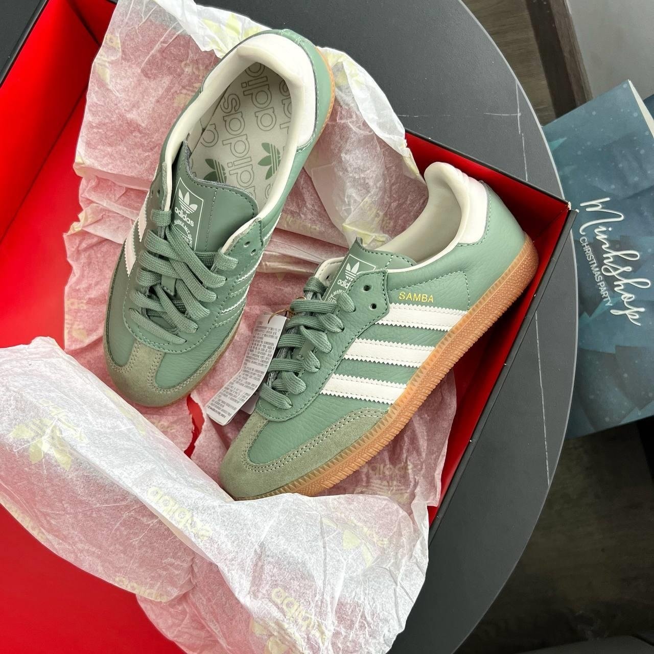 adidas Samba OG Silver Green