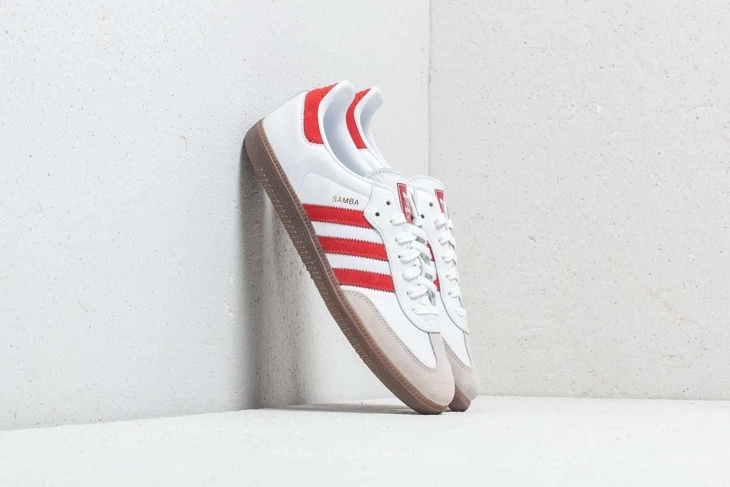 adidas Samba OG 'White Better Scarlet' - Sneakerhype