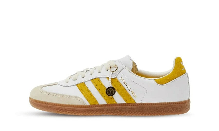 Ad*s samba sporty & rich white bold gold