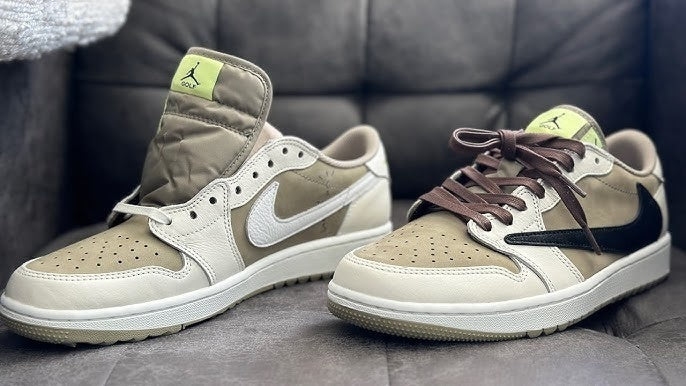 Jordan 1 Retro Low Golf Travis Scott Neutral Olive