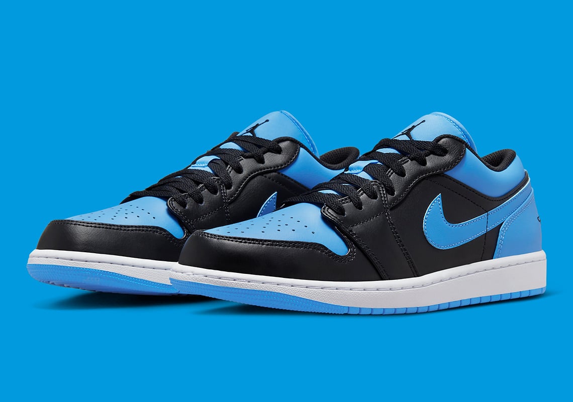 Jordan 1 Low Black University Blue