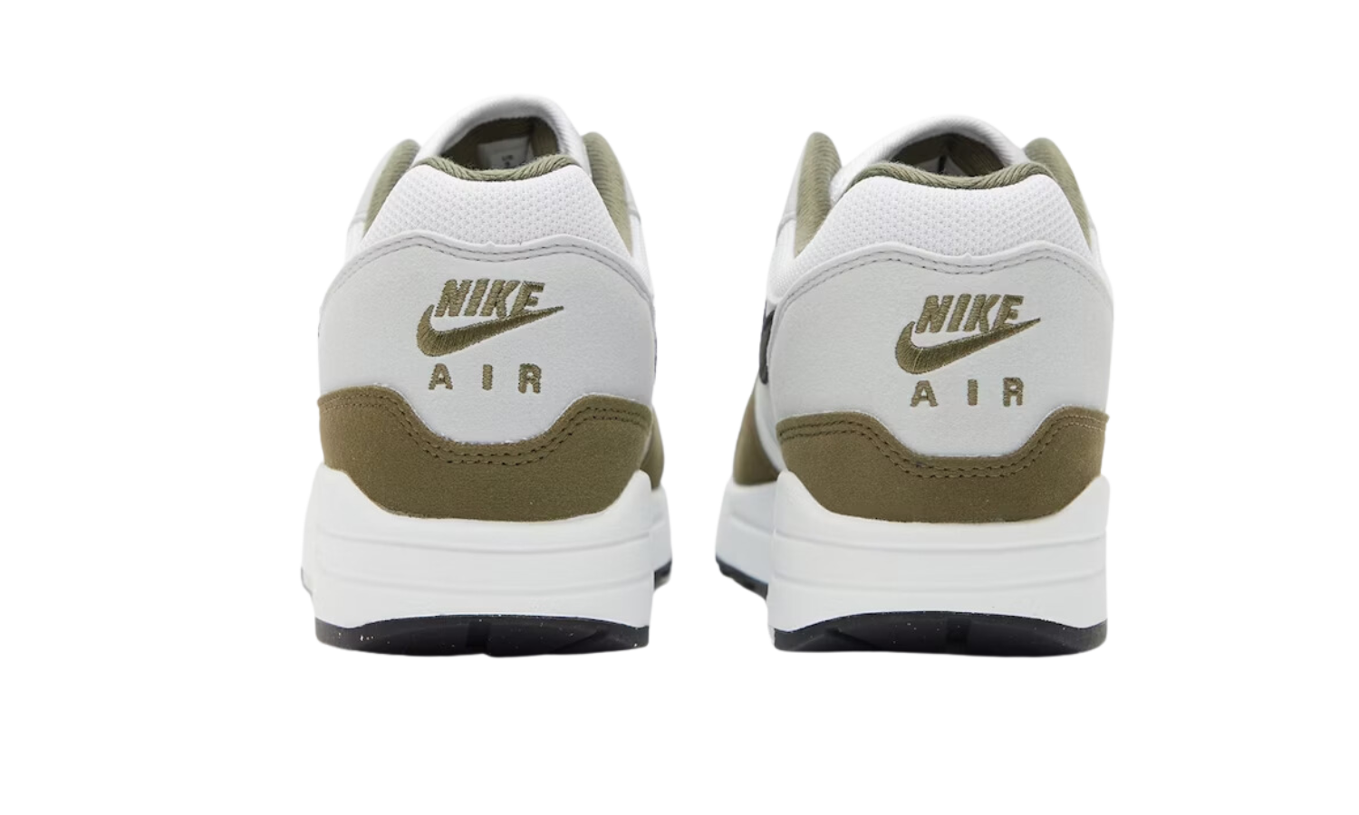 Nike Air Max 1 White Black Medium Olive