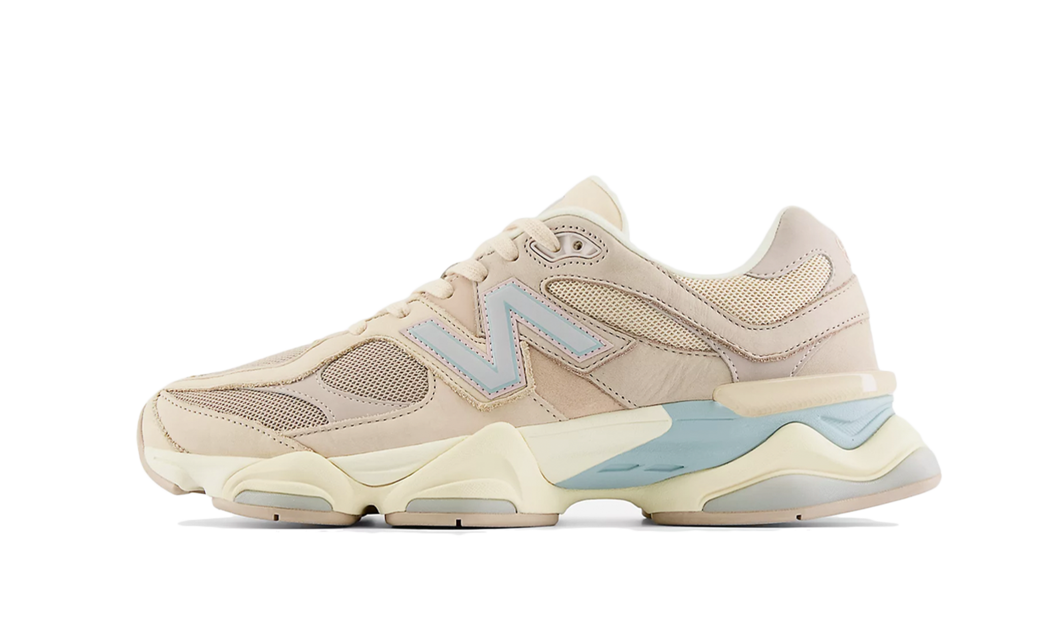 New Balance 9060 Ivory Cream Pink Sand