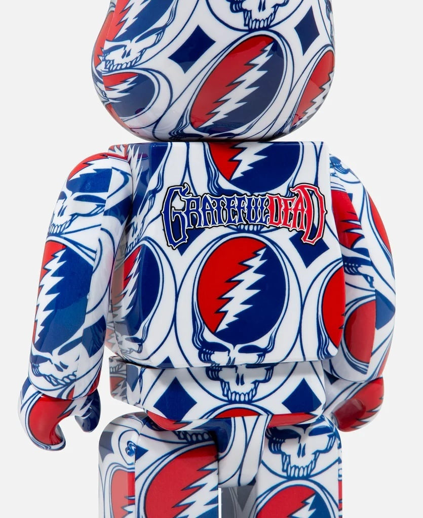 400% & 100% Bearbrick set - Grateful Dead (Steal Your Face)