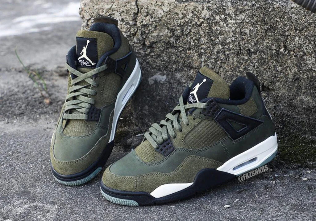 Jordan 4 Retro SE Craft Medium Olive (GS)