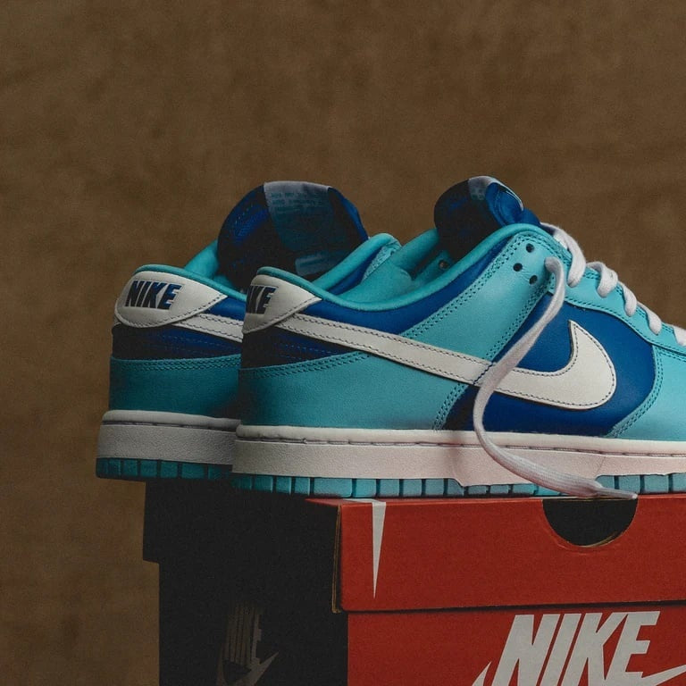 Nike Dunk Low 'Retro QS Argon White Blue Flash'