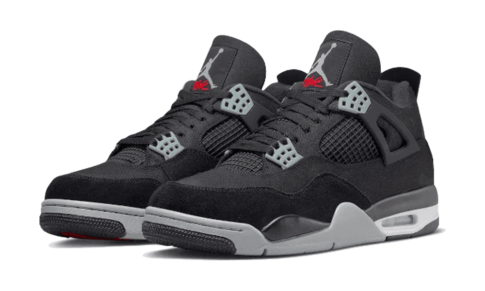 Air Jordan 4 Retro 'Black Canvas' (GS)