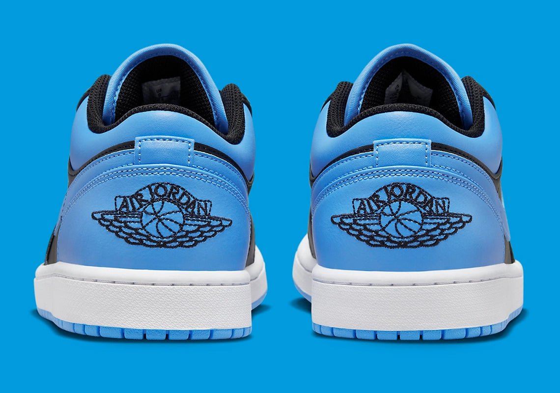 Jordan 1 Low Black University Blue - Sneakerhype