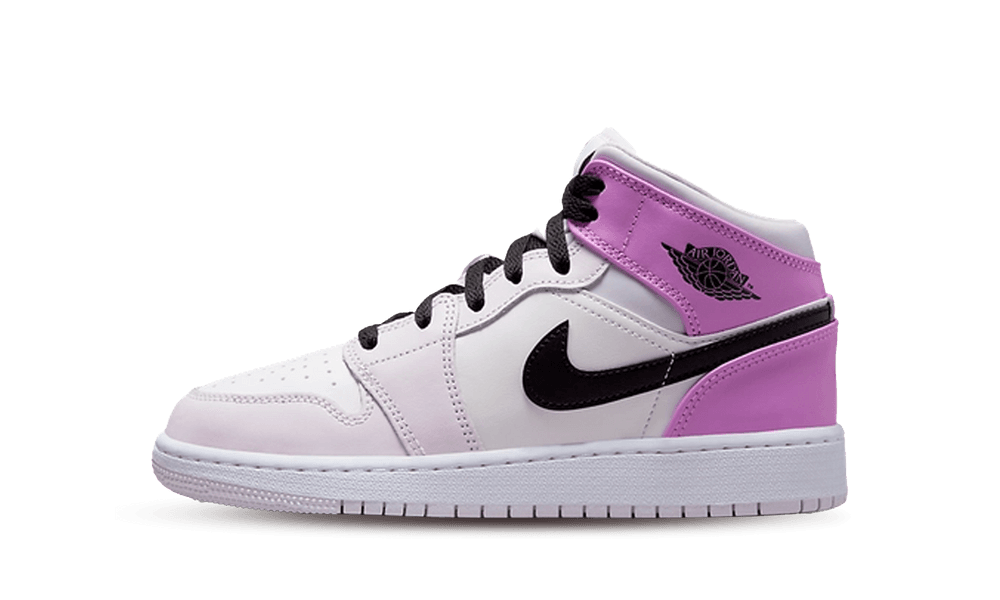 Jordan 1 Mid 'Barely Grape' (GS) - Sneakerhype