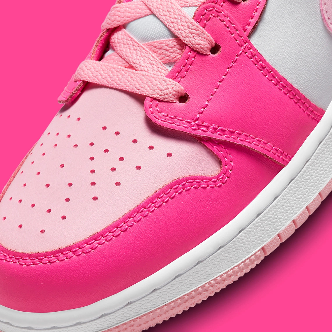 Jordan 1 Mid Fierce Pink (GS)