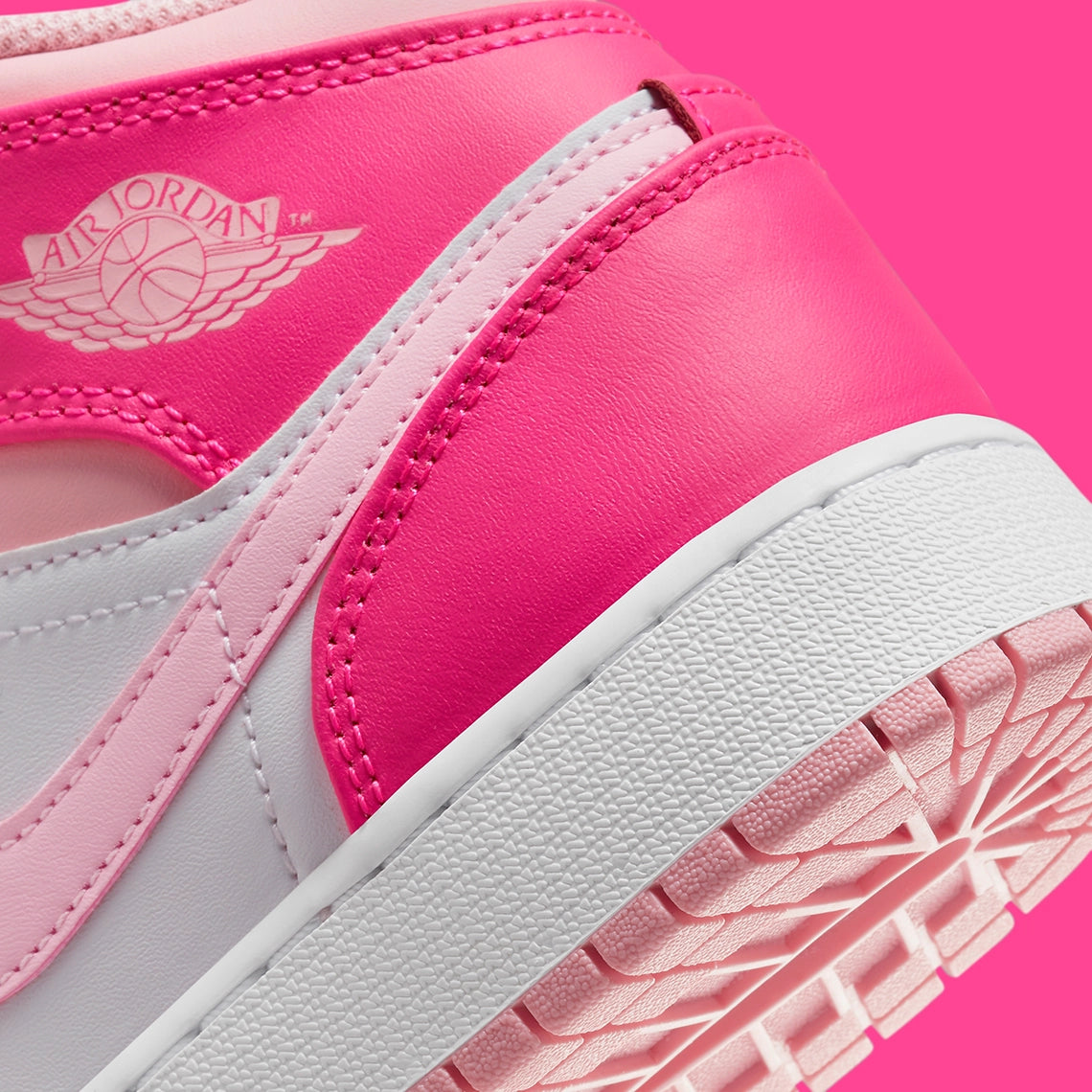 Jordan 1 Mid Fierce Pink (GS)