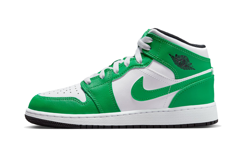 Jordan 1 Mid GS 'Lucky Green' - Sneakerhype