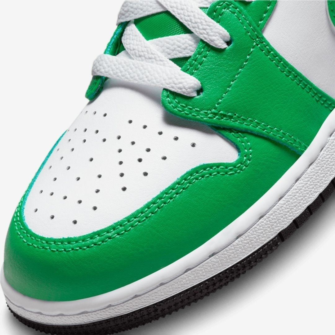 Jordan 1 Mid GS 'Lucky Green' - Sneakerhype