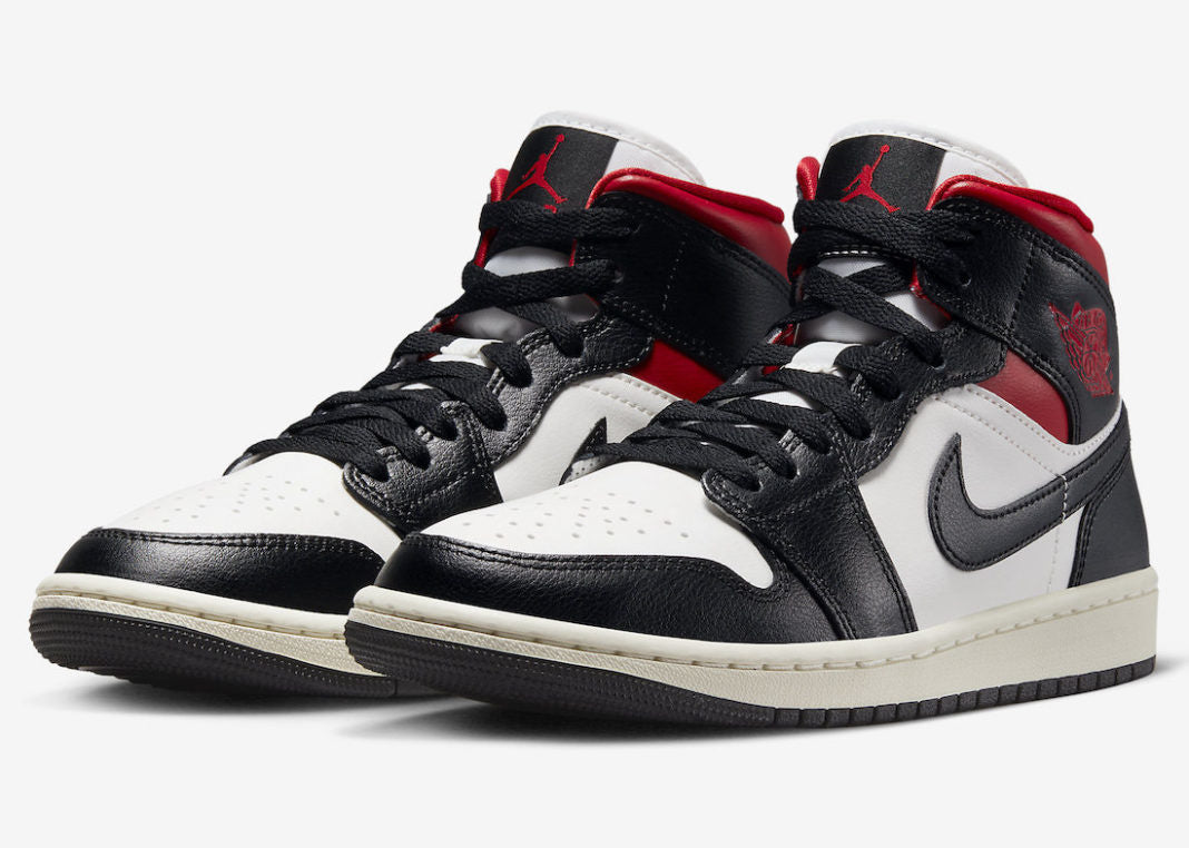 Air jordan 1 mid gym red white online