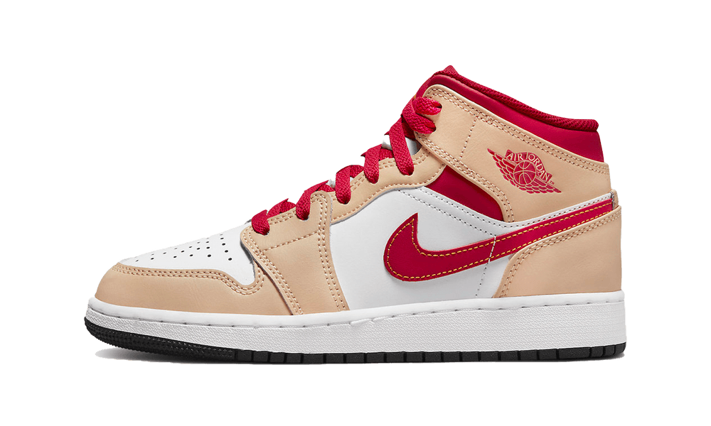 Jordan 1 Mid Light ''Cardinal Curry'' (GS)