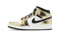 Jordan 1 Mid Metallic Gold Black White (GS)