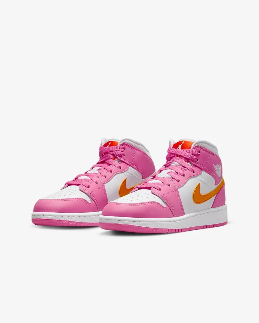 Jordan 1 Mid 'Pinksicle Safety Orange' - Sneakerhype