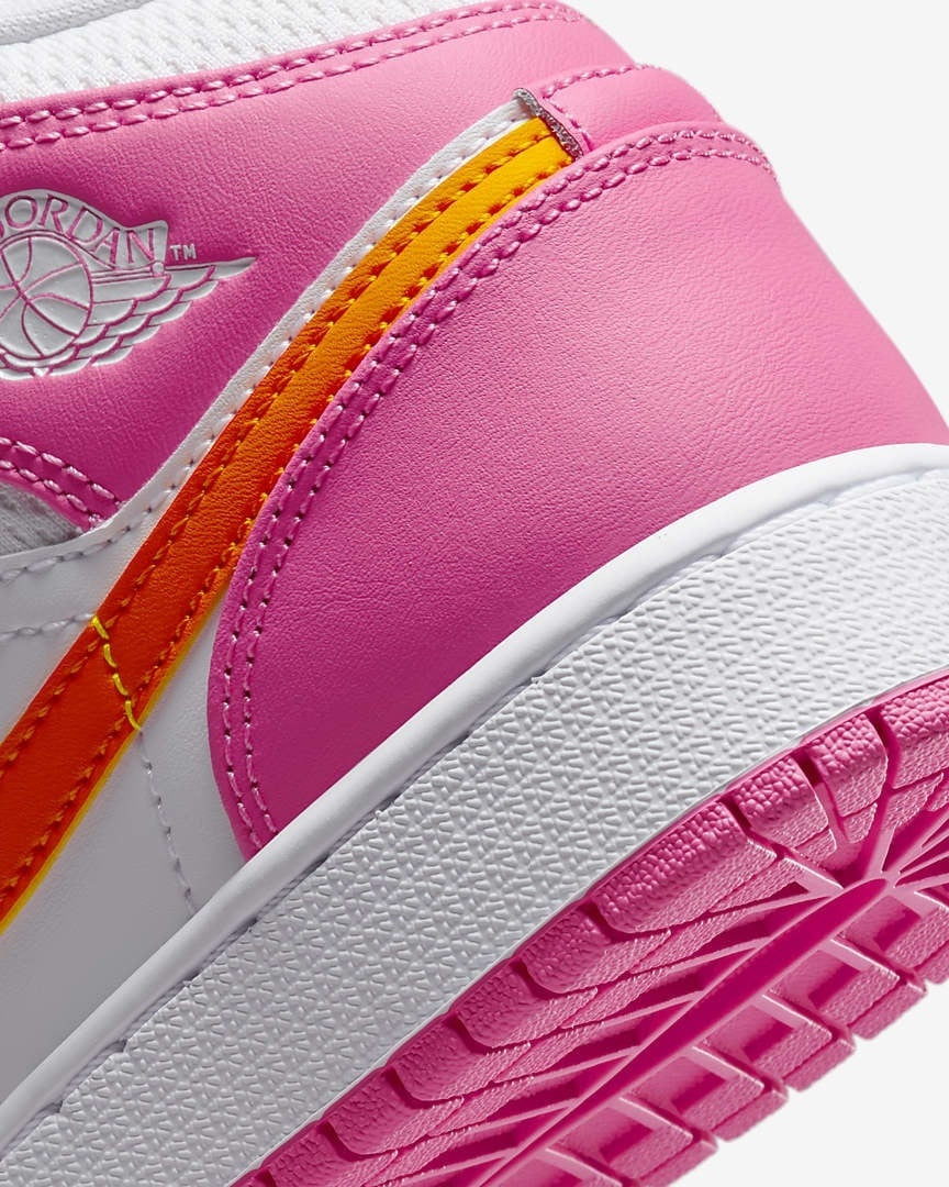 Jordan 1 Mid 'Pinksicle Safety Orange' - Sneakerhype