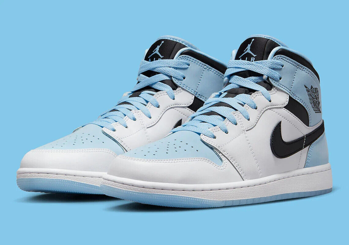 Air Jordan 1 Mid SE Ice Blue GS