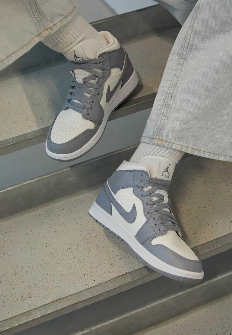 Jordan 1 Mid 'Stealth Grey' - Sneakerhype