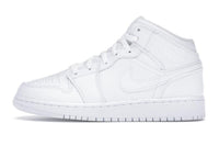 Jordan 1 Mid 'Triple White'