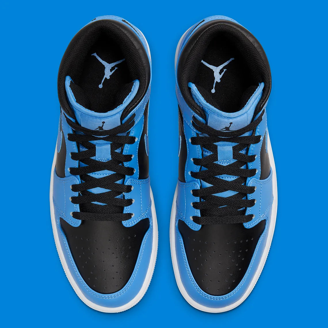 Jordan 1 Mid University Blue Black