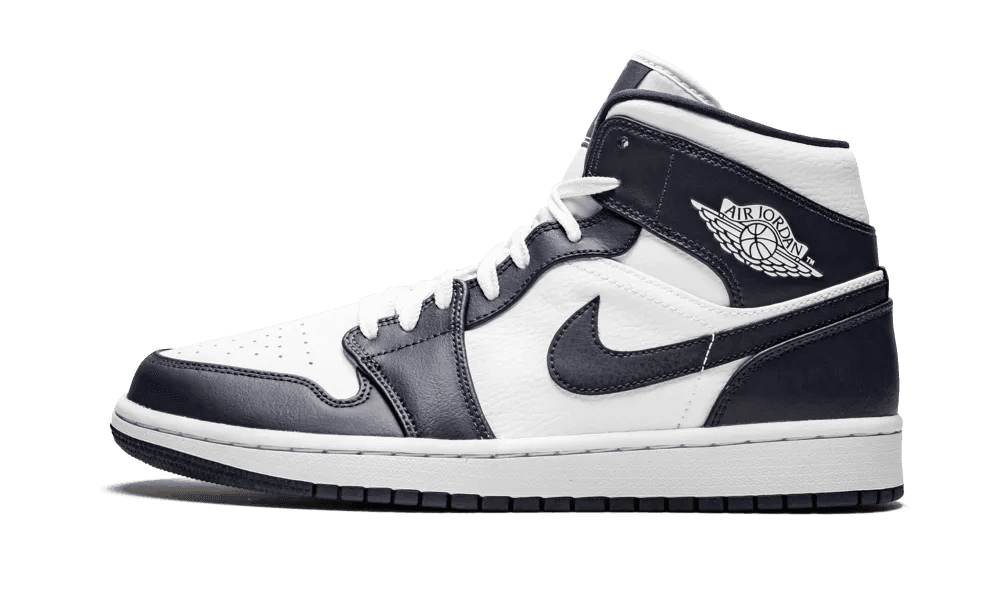 Jordan 1 Mid ''White Metallic Gold Obsidian''