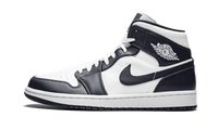 Air Jordan 1 Mid 'White Metallic Gold Obsidian'