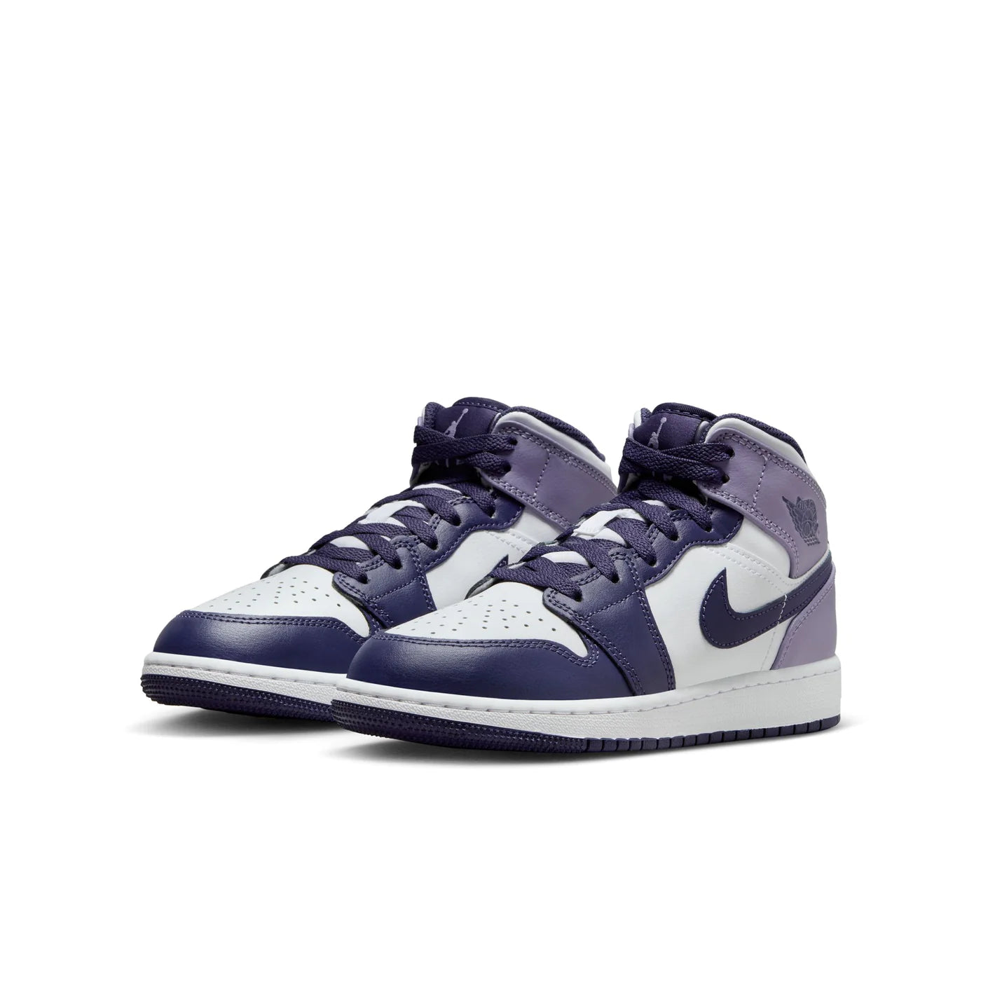 Jordan 1 Mid White Sky J Purple (GS)