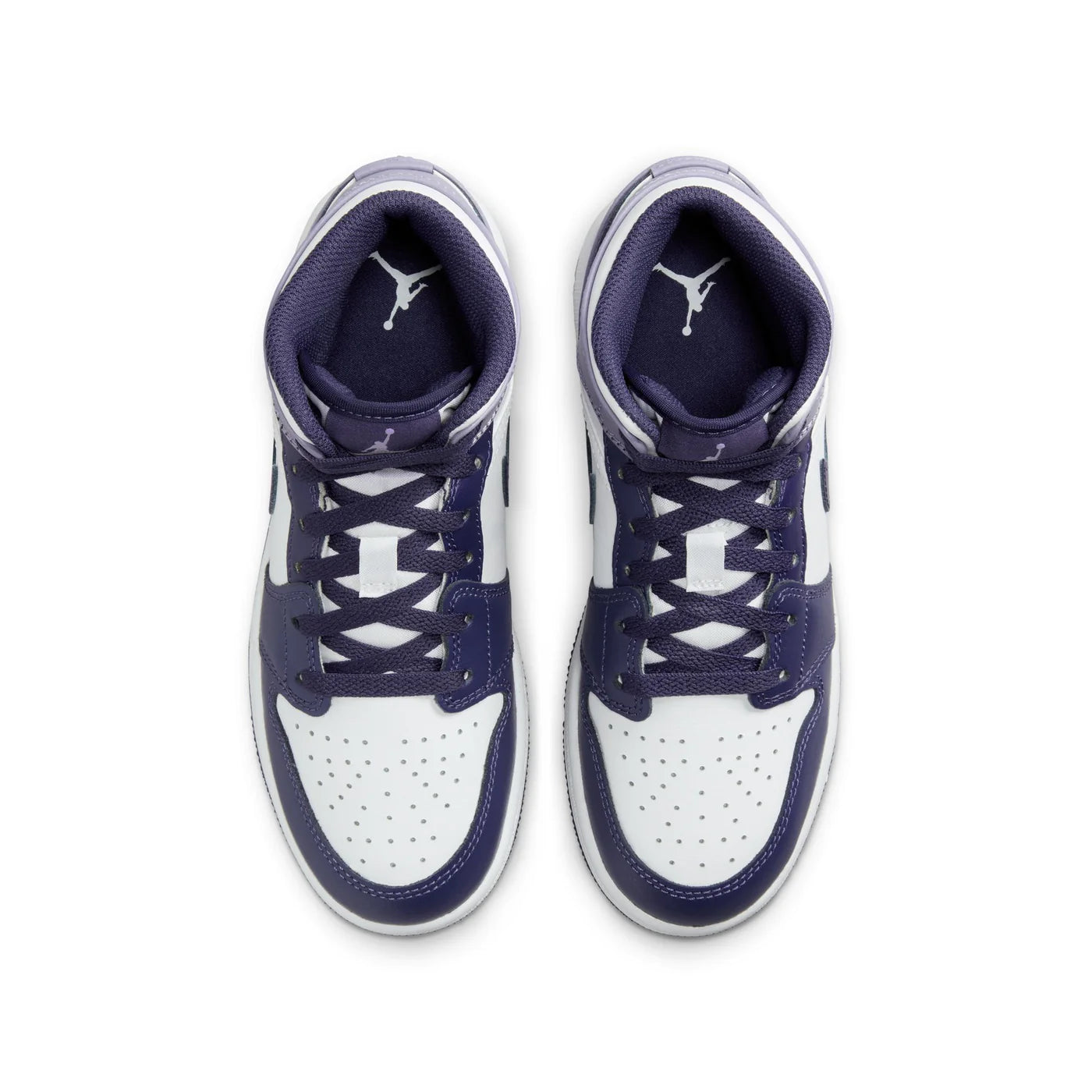 Jordan 1 Mid White Sky J Purple (GS)