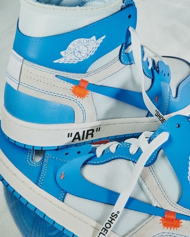 Jordan retro 1 off white university blue online