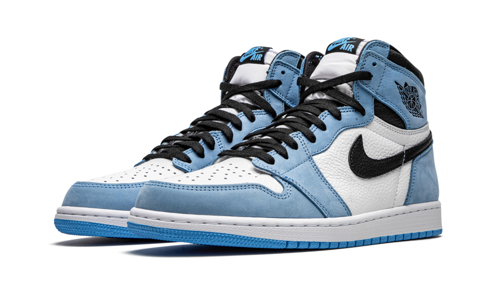 Jordan 1 Retro High White 'University Blue' - Sneakerhype