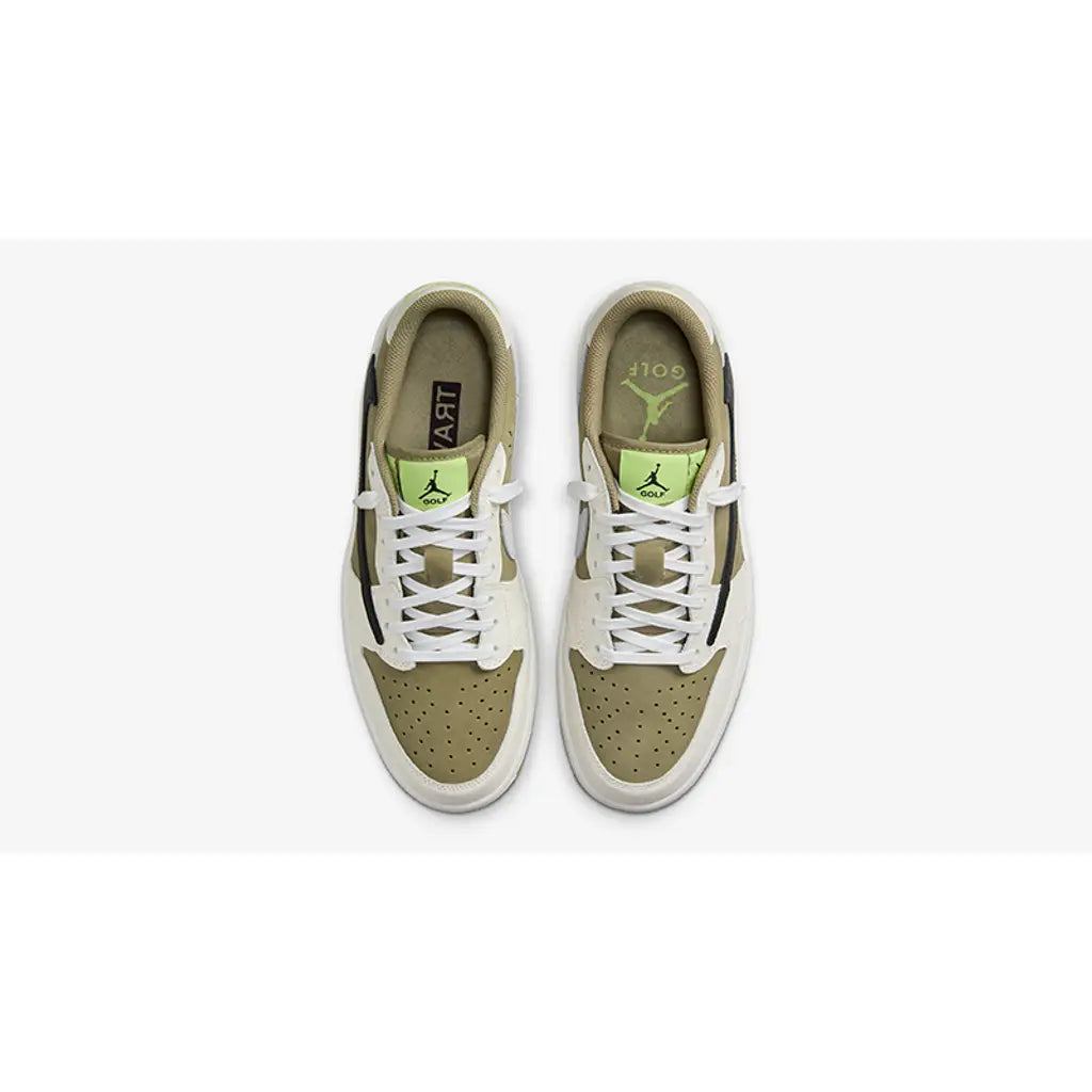 Jordan 1 Retro Low Golf Travis Scott Neutral Olive