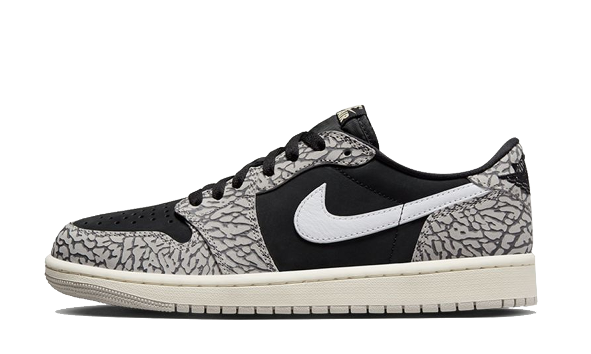 Jordan 1 Retro Low ''OG Black Cement''