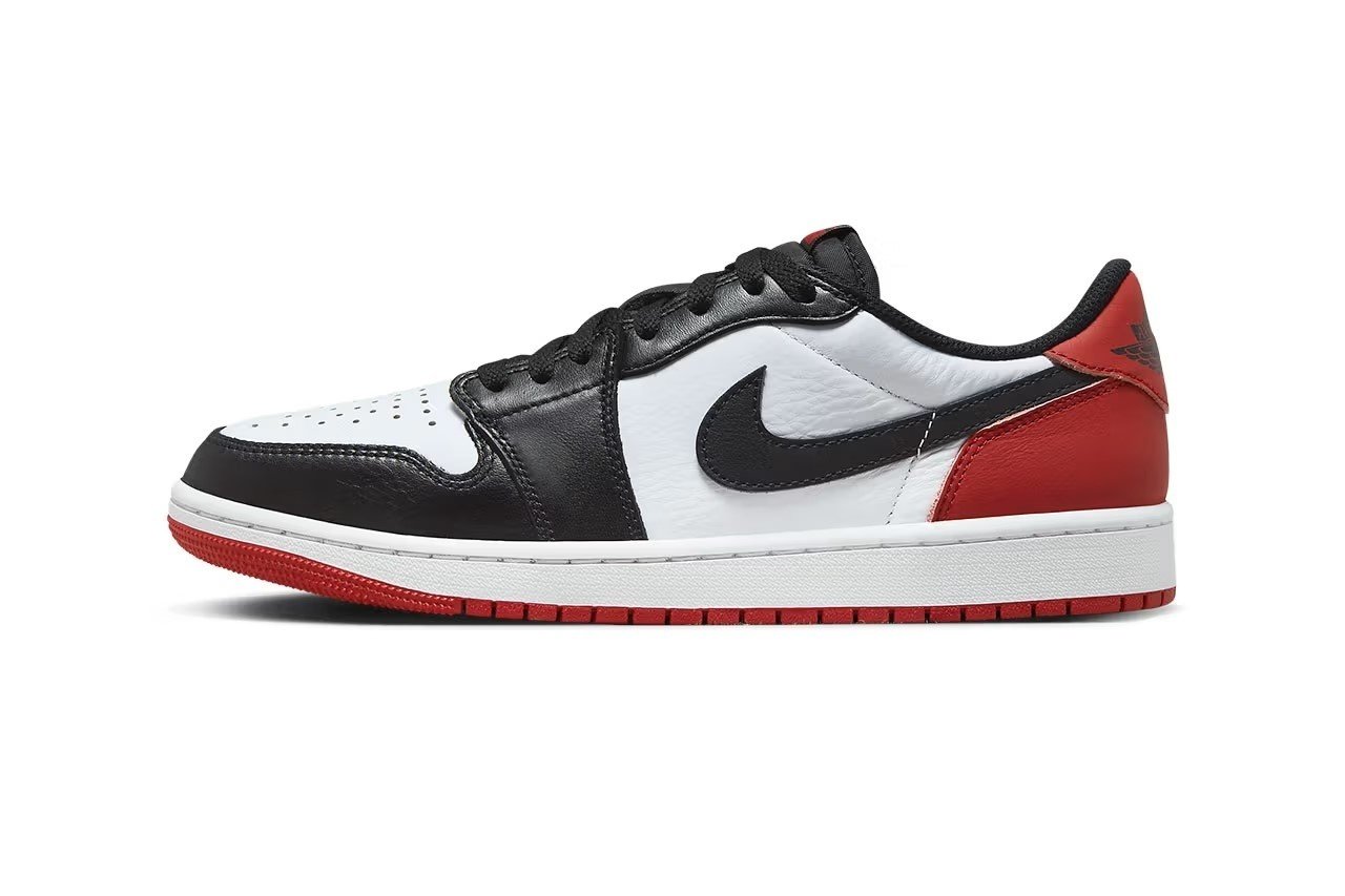 J1 low black toe hotsell