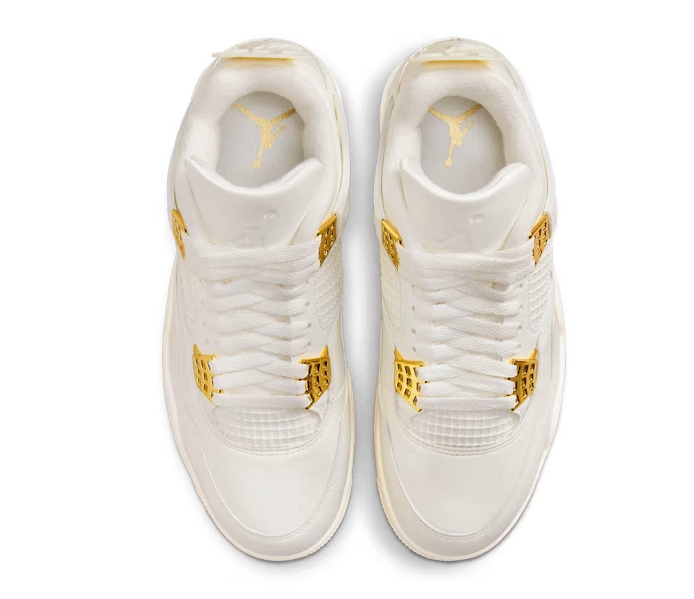 Jordan 4 Sail and Metallic Gold (W)