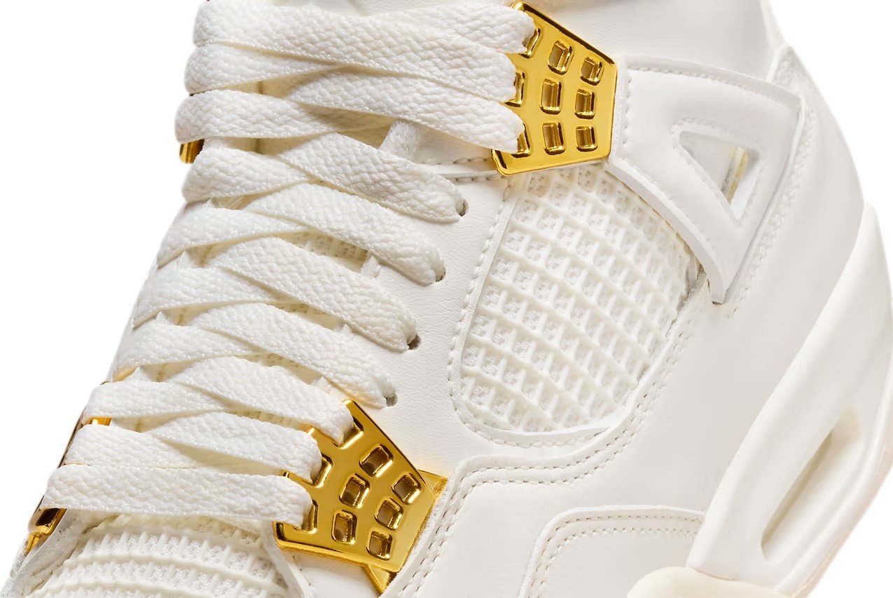 Jordan 4 Sail and Metallic Gold (W)