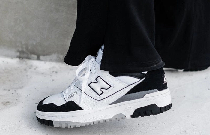 New Balance 550 White Black Rain Cloud  