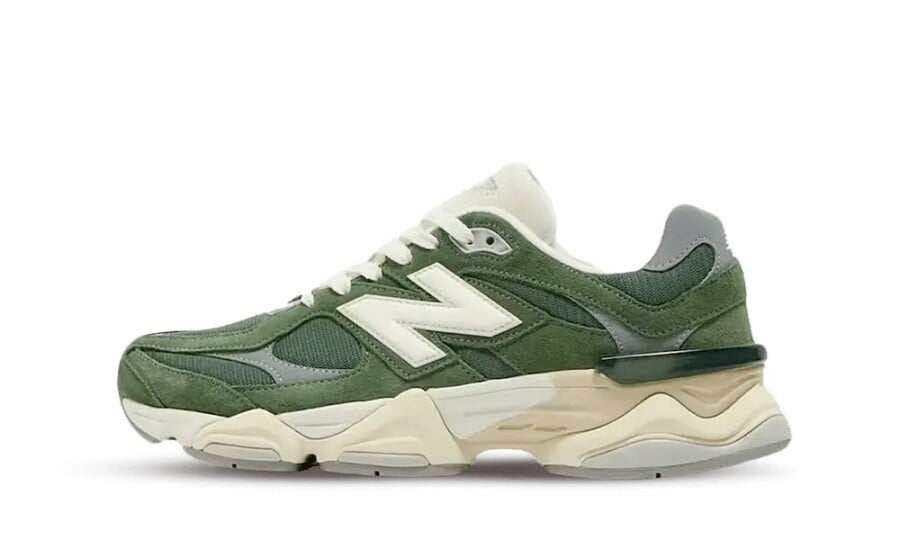 New Balance 9060 Green Suede