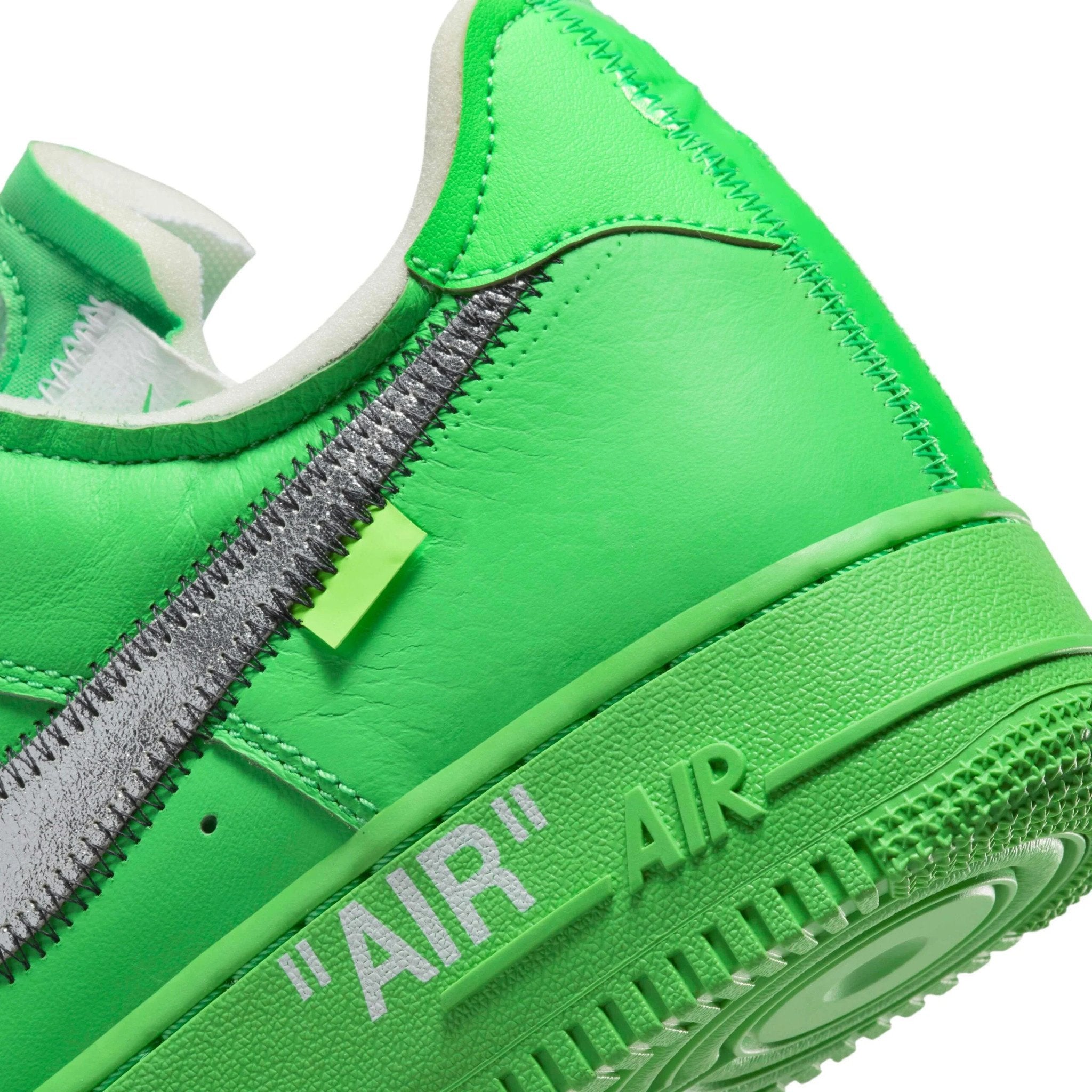 Off white neon green sneakers best sale