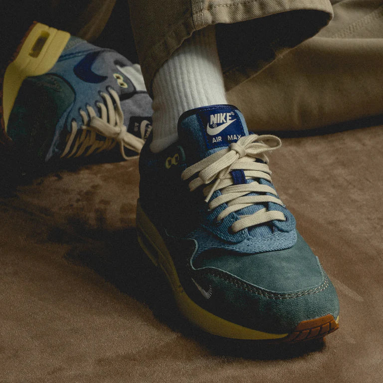 Air max 1 mini swoosh work blue on sale