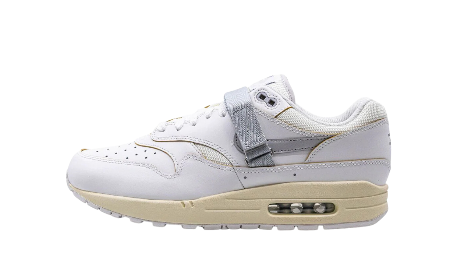 Nike air max 1 white platinum gum best sale