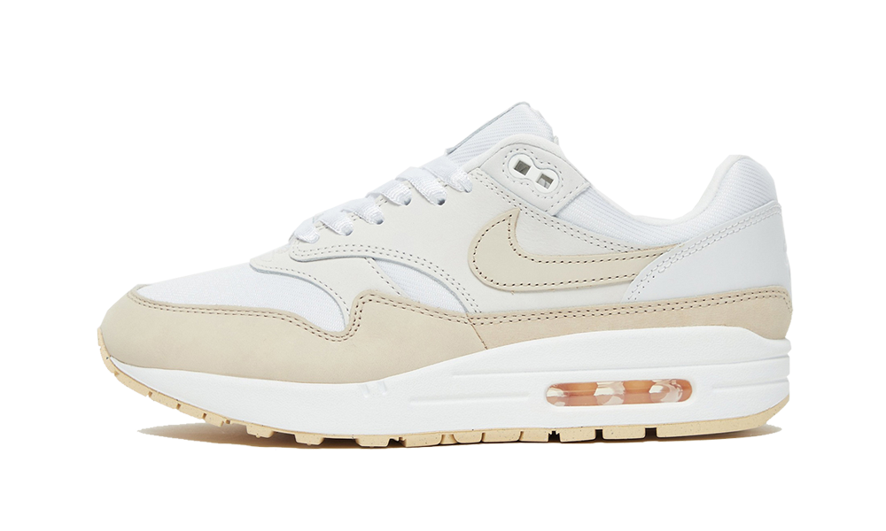 Nike air max 1 femme beige best sale