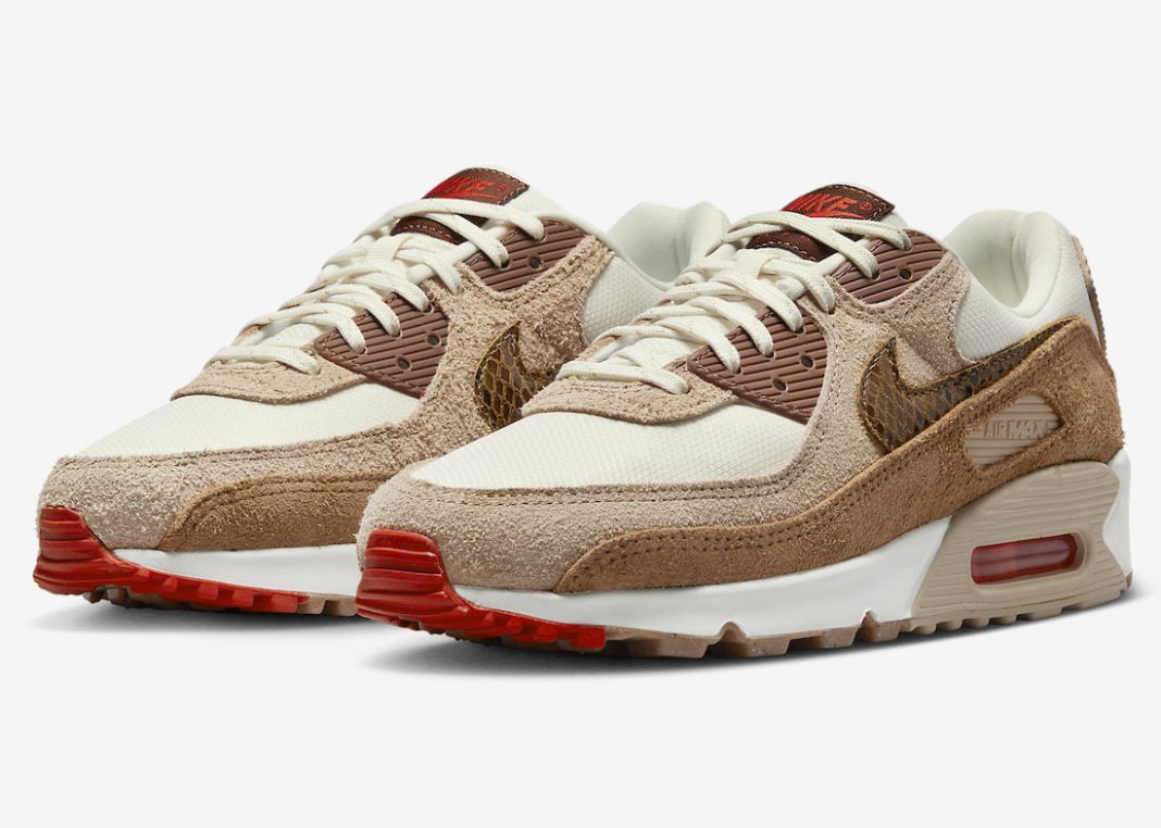 Nike air max 90 essential ivory features lightly textured swooshes best sale