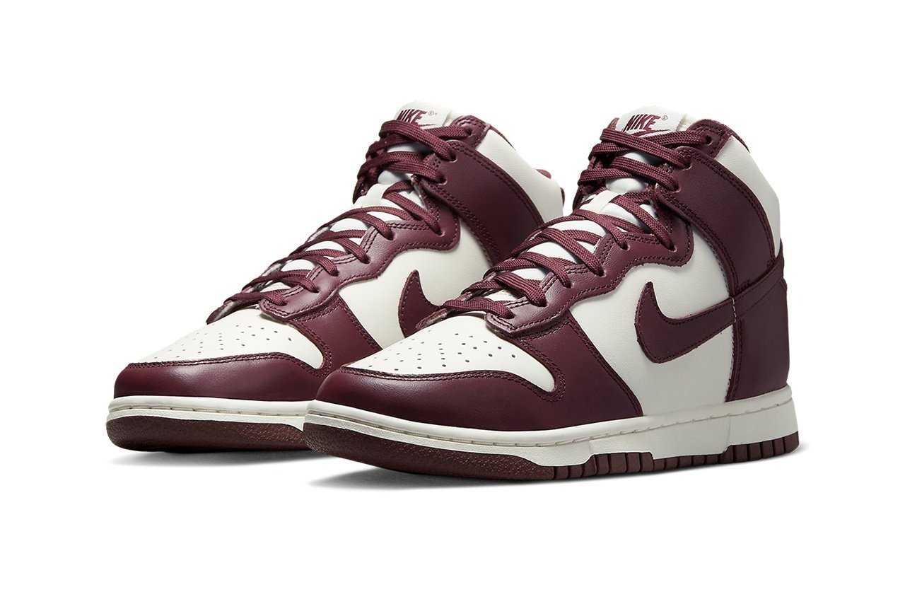 Nike Dunk High 'Burgundy Crush' - Sneakerhype